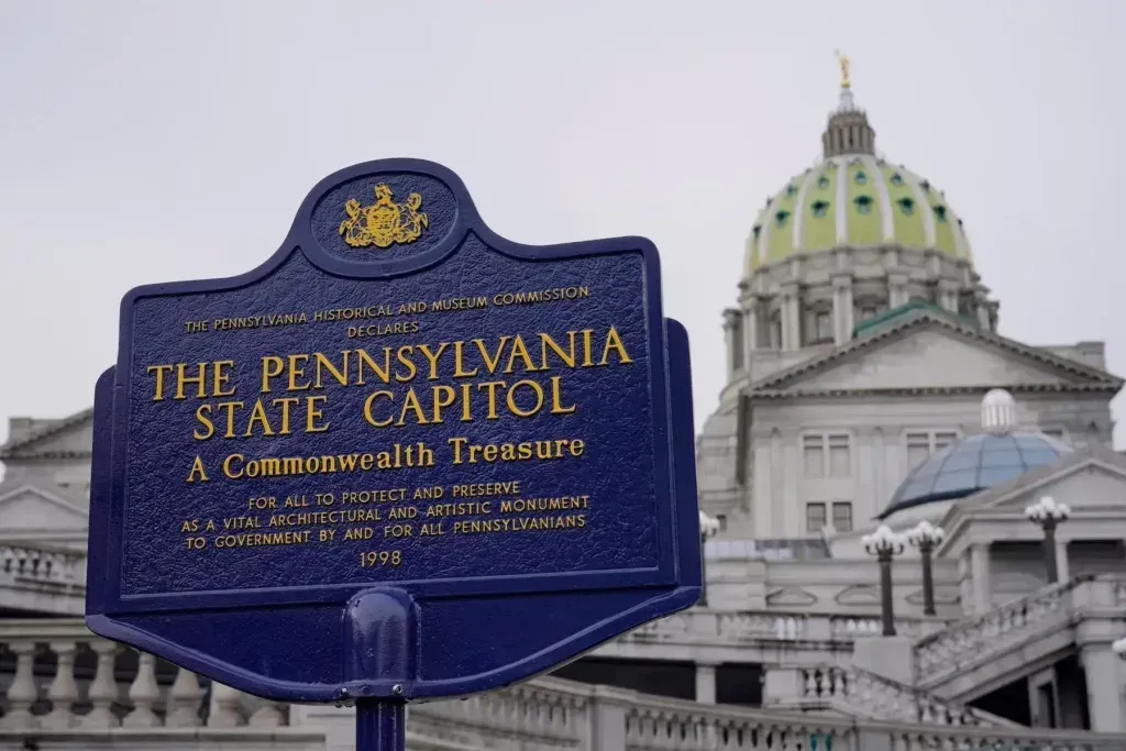 PA State Capitol sign 1024x683 1